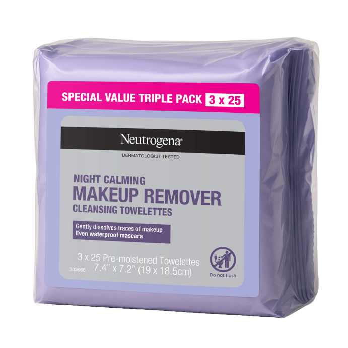 Neutrogena Neutrogena Night Calming Wipes Triple Pack