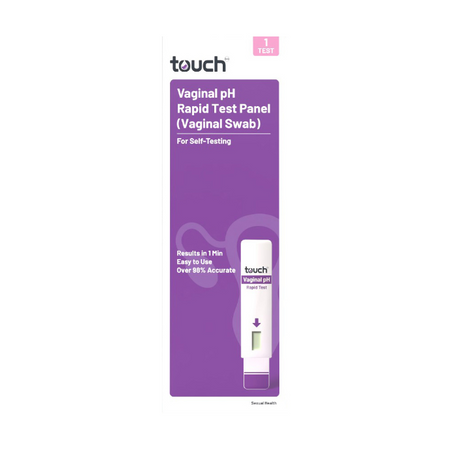Touch Vaginal Ph Rapid Test Panel vaginal Swab - For Self Testing - 1 Test