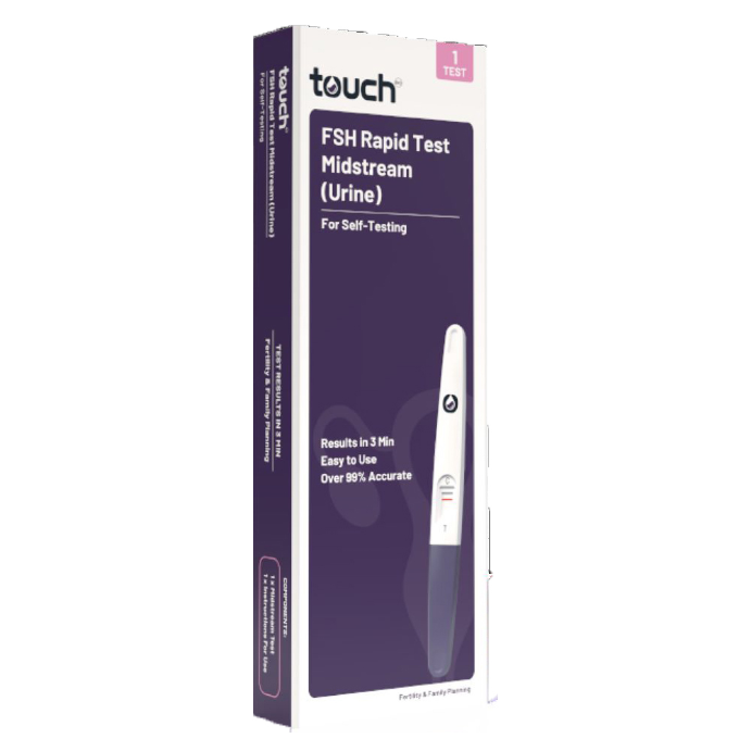 Touch Fsh Rapid Test Midstream urine - For Self Testing - 1 Test