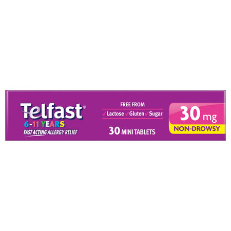 TELFAST 30mg 30 Tablets