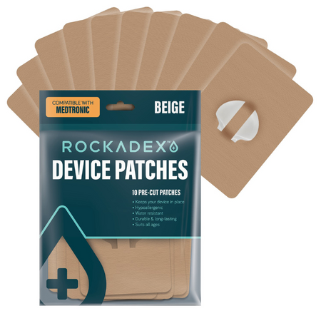 Rockadex Medtronic Patches Beige 10 Pack