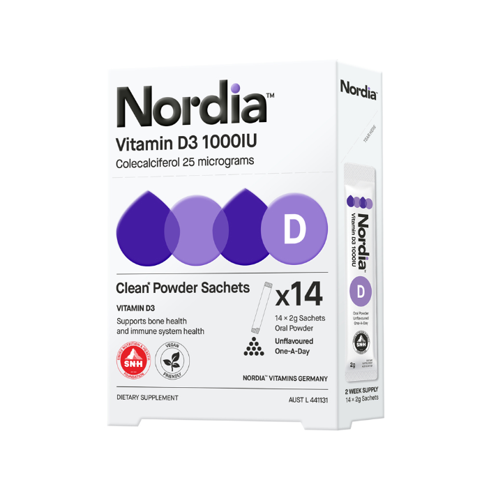Nordia Vit D3 1000iu Sachets 14pk