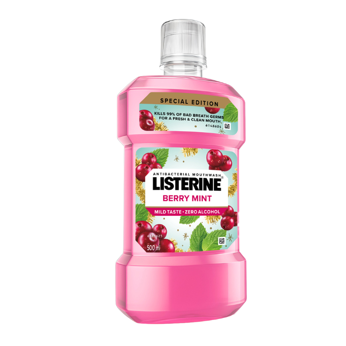 Listerine Se Berry Mint Mouthwash 500ml