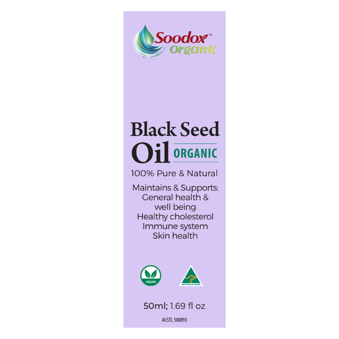 Soodox Organic Black Seed Oil 50ml