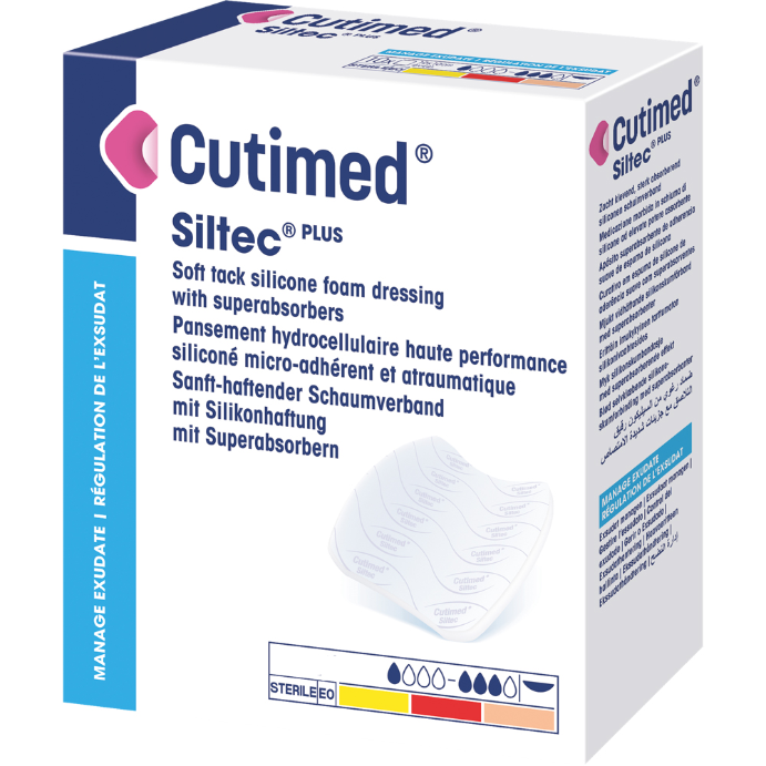 Cutimed Siltec 5cm x 6cm Sterile 10 Pack