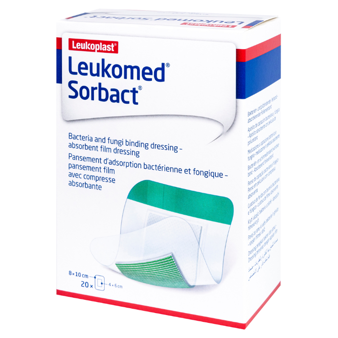 Leukomed Sorbact Sterile 8cm x 10cm 20 Pack