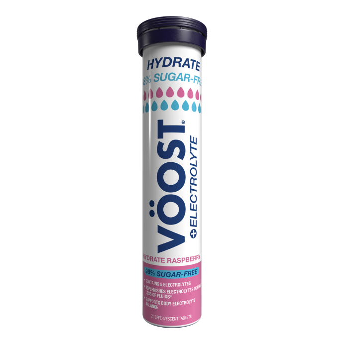 VÖOST Hydrate 98% Sugar Free Raspberry 20 Pack