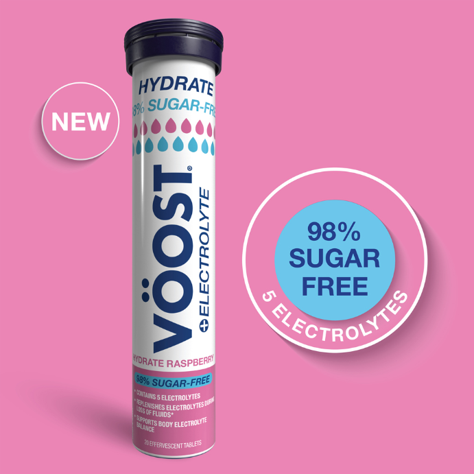 VÖOST Hydrate 98% Sugar Free Raspberry 20 Pack