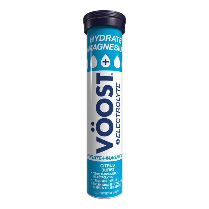 VÖOST Hydrate + Magnesium Citrus Burst Vitamins 12 Effervescent Tablets