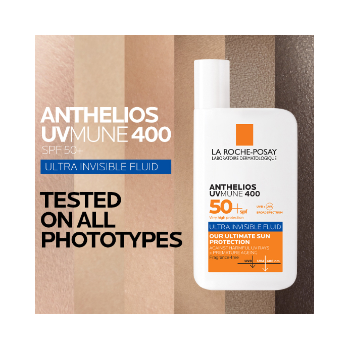La Roche Posay Anthlelios UVmune 400 Ultra Invisible Fluid SPF 50+ 50ml