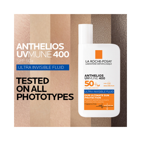 La Roche Posay Anthlelios UVmune 400 Ultra Invisible Fluid SPF 50+ 50ml