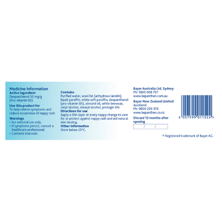 Bepanthen Nappy Rash Ointment 200g