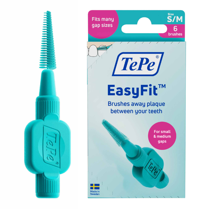 TEPE EasyFit S/M Brushes 6 Pack