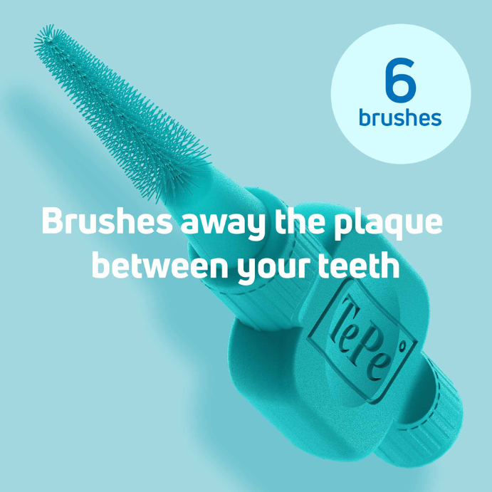 TEPE EasyFit S/M Brushes 6 Pack