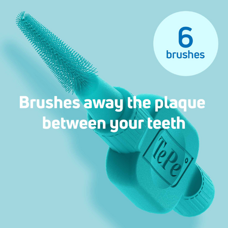 TEPE EasyFit S/M Brushes 6 Pack