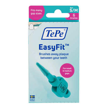 TEPE EasyFit S/M Brushes 6 Pack