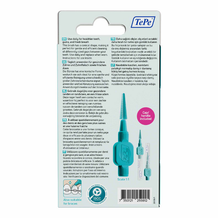 TEPE EasyFit S/M Brushes 6 Pack