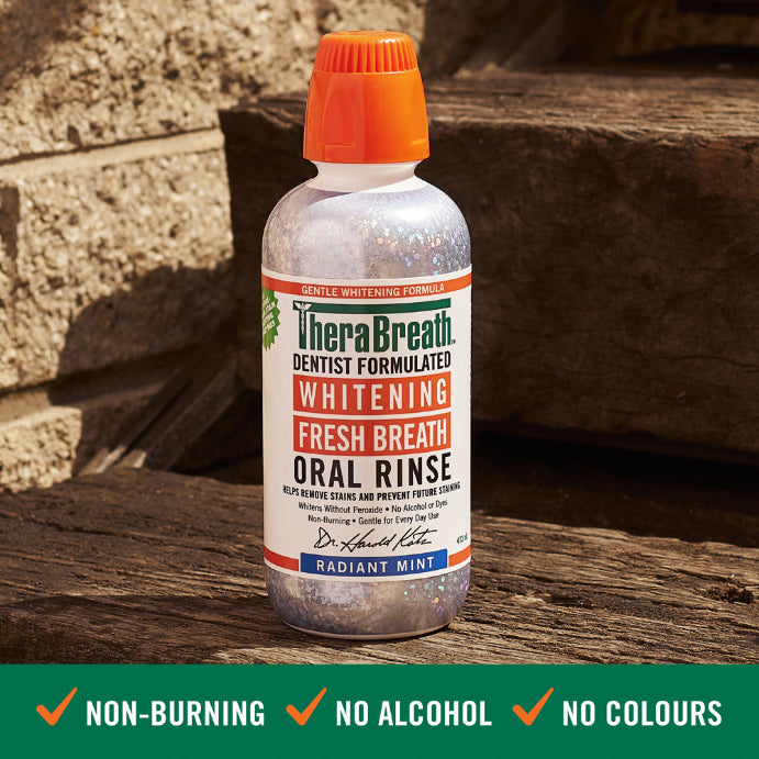 Therabreath Oral Rinse Whitening 473ml