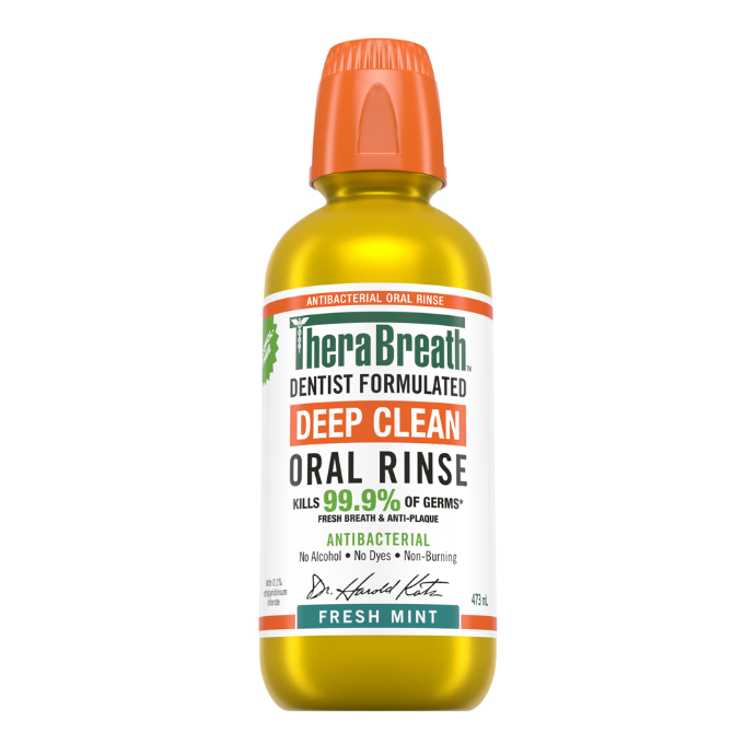 Therabreath Oral Rinse Deep Clean 473ml