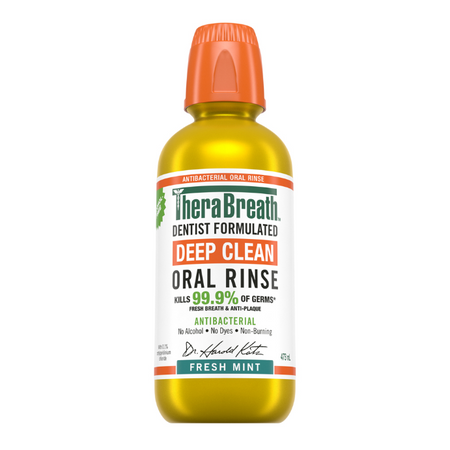 Therabreath Oral Rinse Deep Clean 473ml