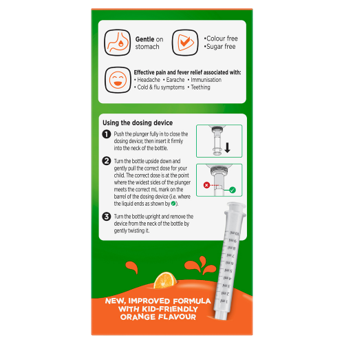 Panadol Children 5-12 Years Orange Flavour 200mL
