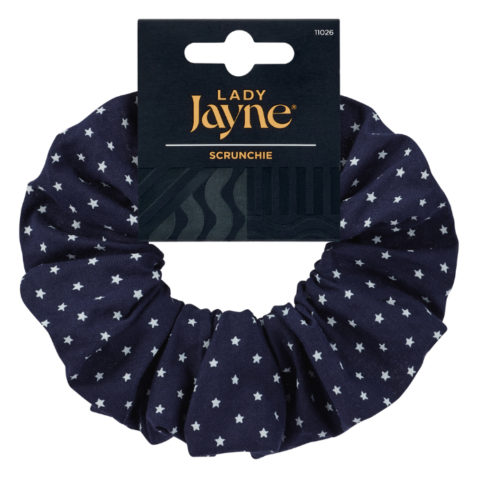 Lady Jayne Satin Scrunhie 1 Pack Assorted