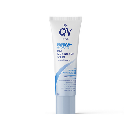 Ego QV Face Renew + Hydrate Day Moisturiser SPF30 75g