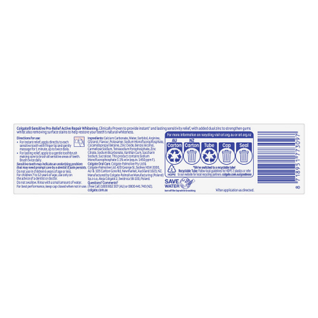 Colgate Sensitive Pro-Relief Active Repair +Gum Care Toothpaste 110g