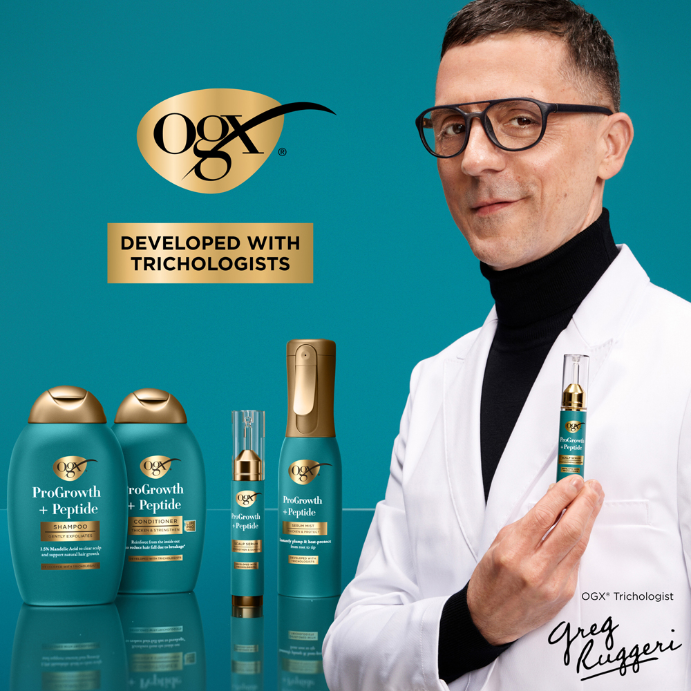OGX ProGrowth + Peptide Serum Mist 193mL