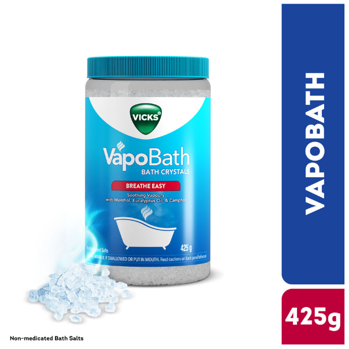 Vicks VapoBath Bath Crystals 425g