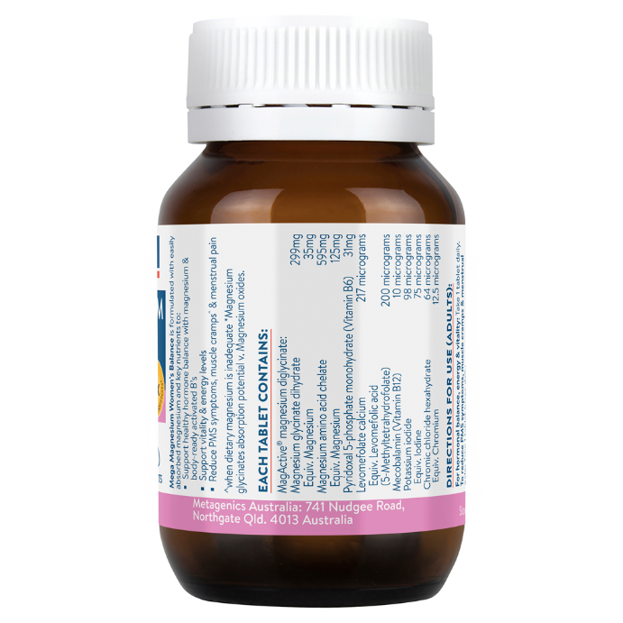 Ethical Nutrients Mega Magnesium Women's Balance 30Tabs