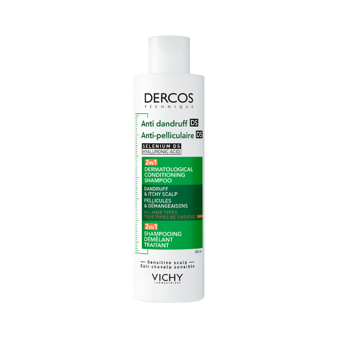Dercos Anti-Dandruff Dermatological Conditioning Shampoo 2in1 200mL