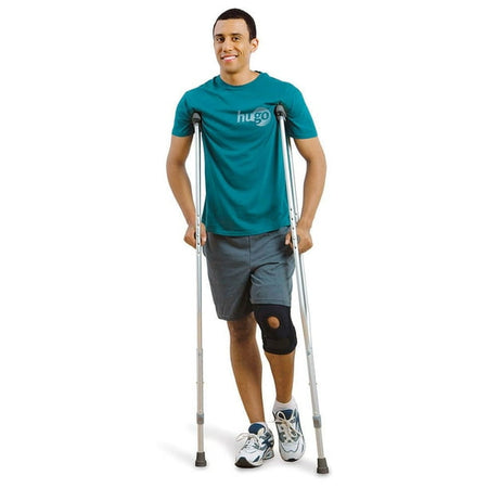 HUGO LIGHTWEIGHT ALUMINUM CRUTCHES - MEDIUM ADULT