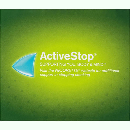 Nicorette Quit Smoking Regular Strength Nicotine Gum Icy Mint 75