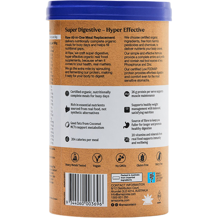 Amazonia Raw All-In-One Meal Replacement Decadent Chocolate 350g