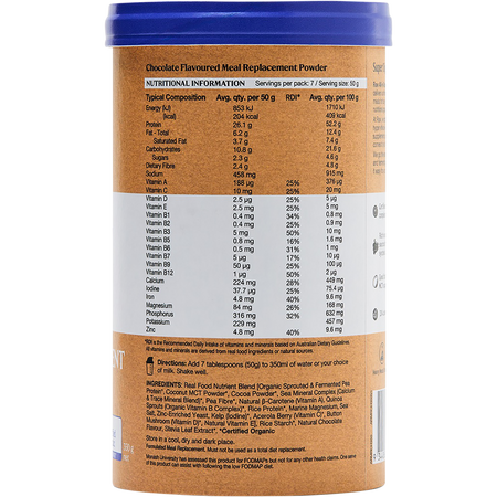 Amazonia Raw All-In-One Meal Replacement Decadent Chocolate 350g