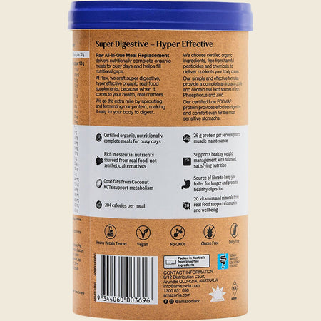 Amazonia Raw All-In-One Meal Replacement Decadent Chocolate 350g