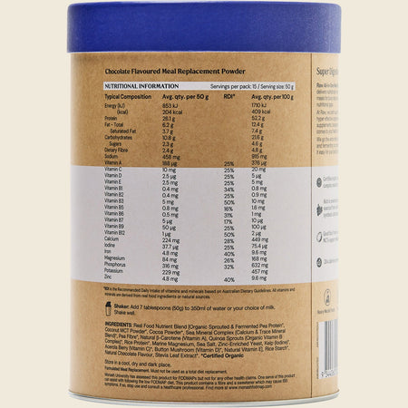Amazonia Raw All-In-One Meal Replacement Decadent Chocolate 750g