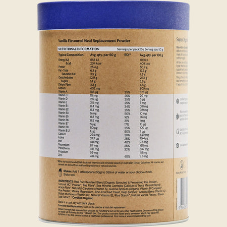 Amazonia Raw All-In-One Meal Replacement Vanilla Creme 750g