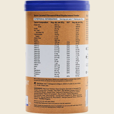 Amazonia Raw All-In-One Meal Replacement Burnt Caramel 350g
