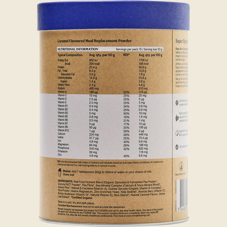 Amazonia Raw All-In-One Meal Replacement Burnt Caramel 750g