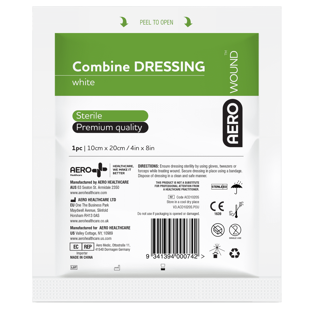 Aero Combine Dressing 10X20Cm 25PK