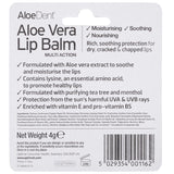 Aloe Dent Lip Balm Aloe Vera With Tea Tree & Lysine 4g