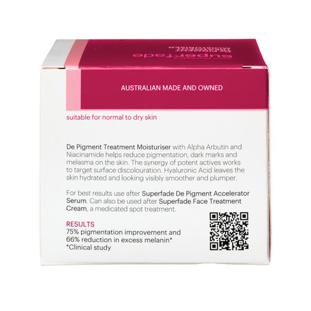 John Plunketts SuperFade De Pigment Treatment Moisturiser 50g