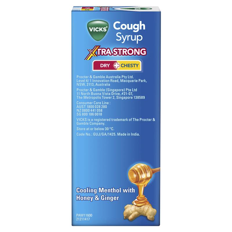 Vicks Dry + Chesty Xtra Strong 200ml