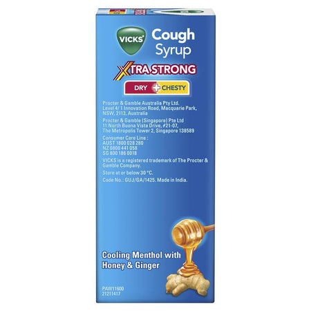 Vicks Dry + Chesty Xtra Strong 200ml