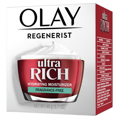 Olay Regenerist Ultra Rich Hydrating Cream Fragrance Free 48g