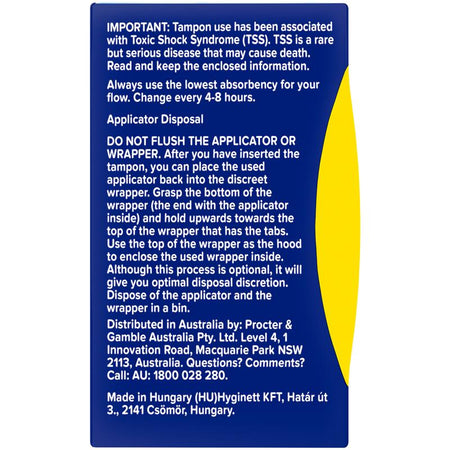 Tampax Compak Pearl Mini 18 Pack