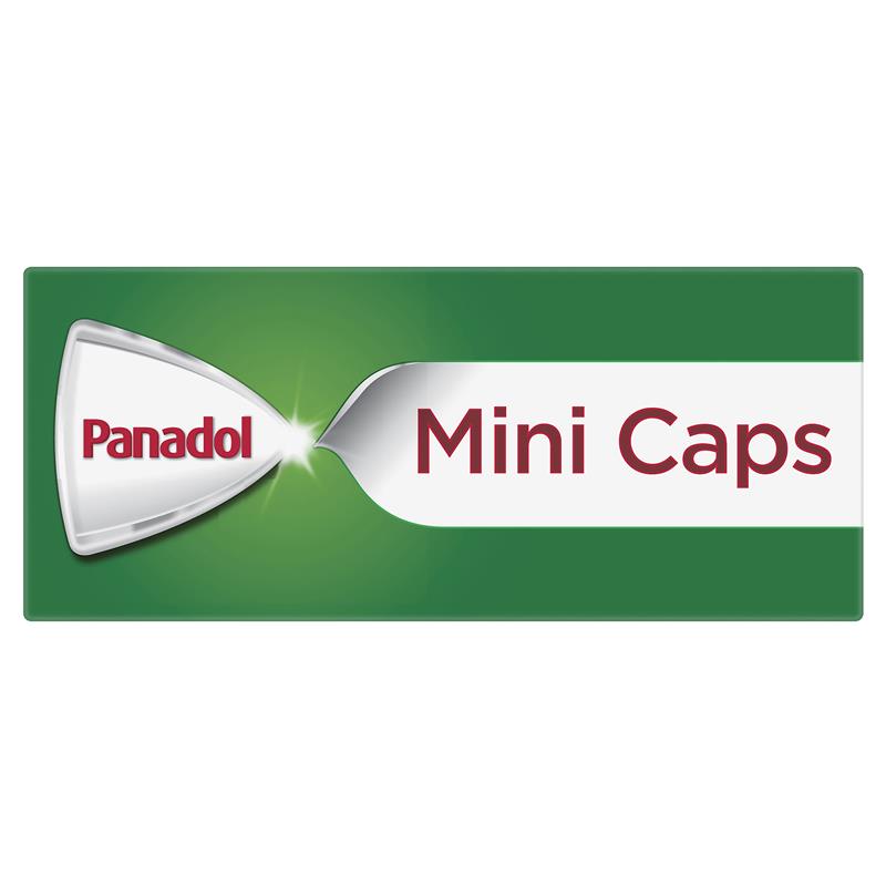 Panadol Mini Caps Paracetamol 500mg 16 Capsules