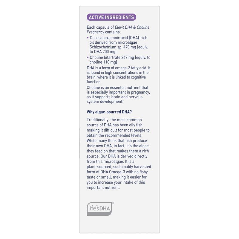 Elevit Dha & Choline Pregnancy 60 Capsules